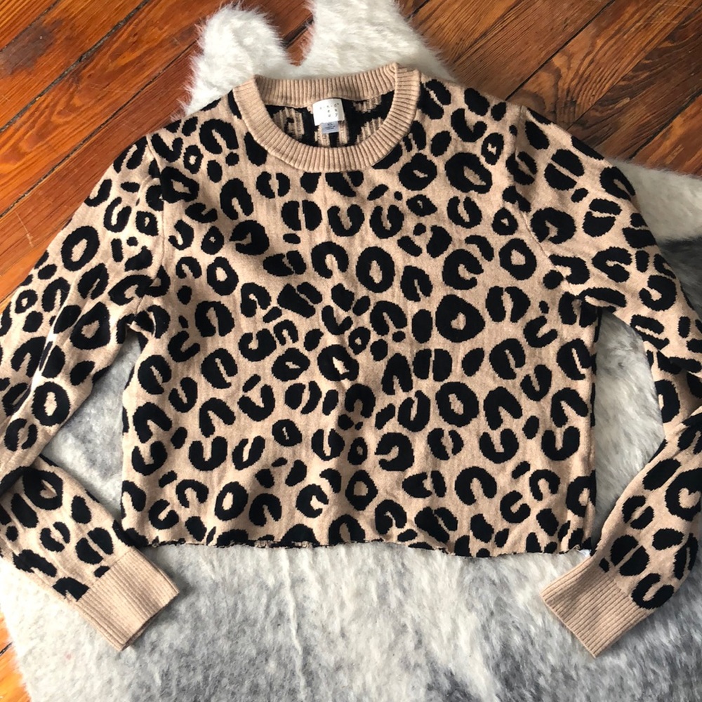 Sweater crop top